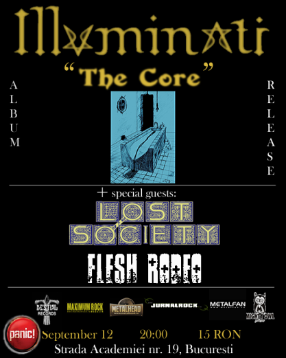 Illuminati lanseaza noul album printr-un concert in Bucuresti!